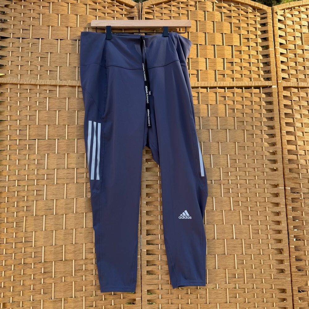 Adidas Running High Rise 7/8 Style Aeroread "Shadow Navy" Women's Size 2X NWT